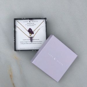 Two Crystal Necklaces, NWT 😍